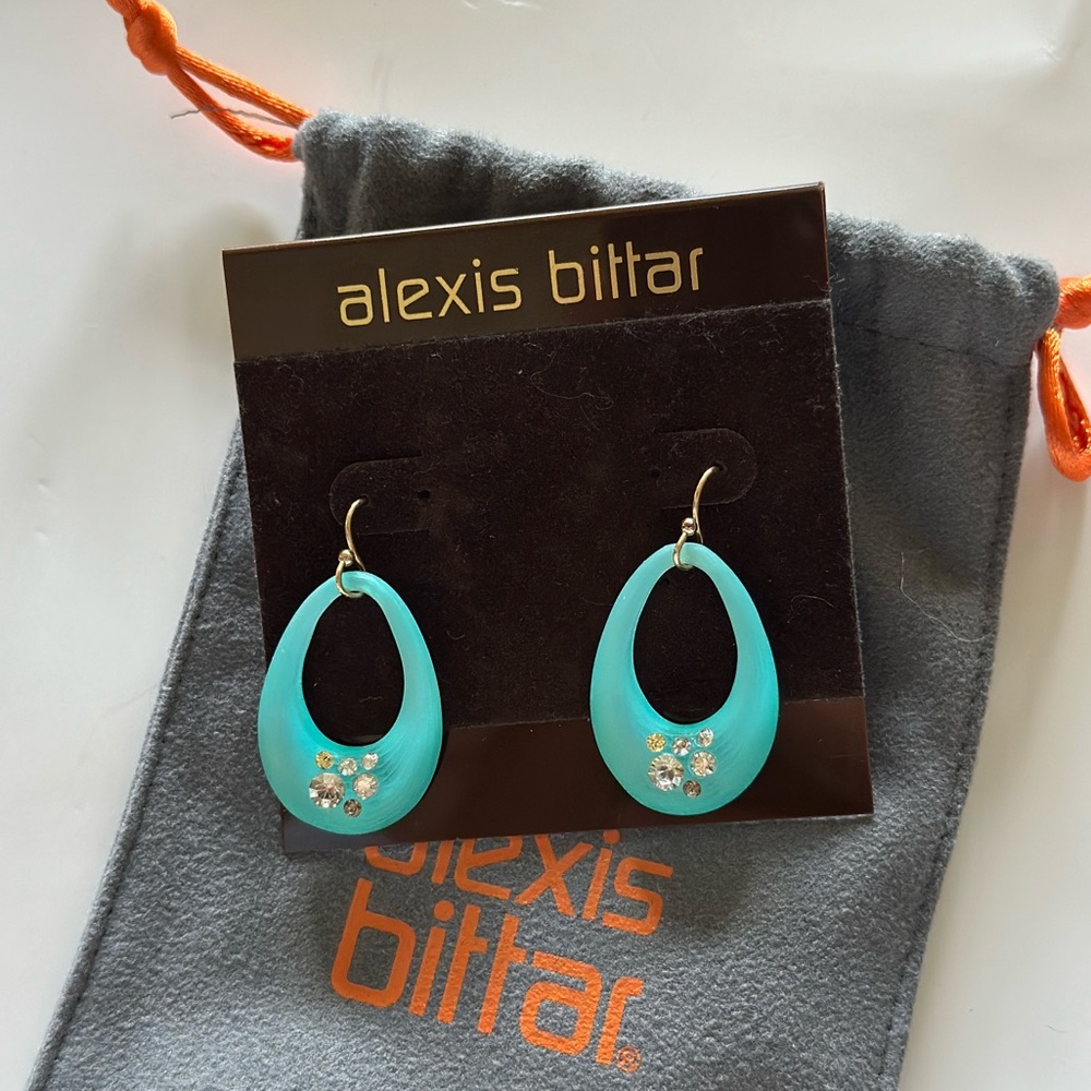 Alexis Bittar dangle lucite earrings